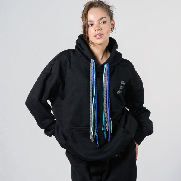 Dark Multi String Hoodie - Image 2