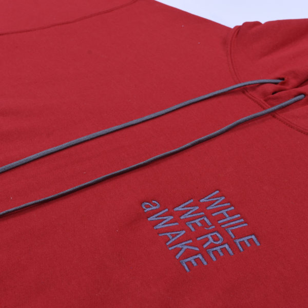 red hoodie string