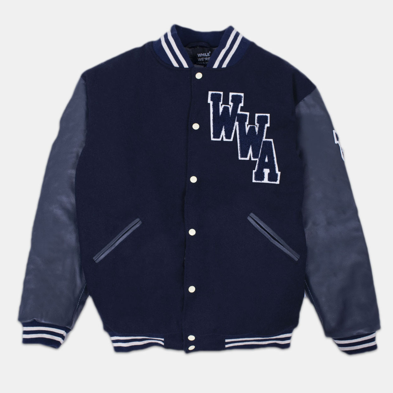 Navy Varsity Jacket